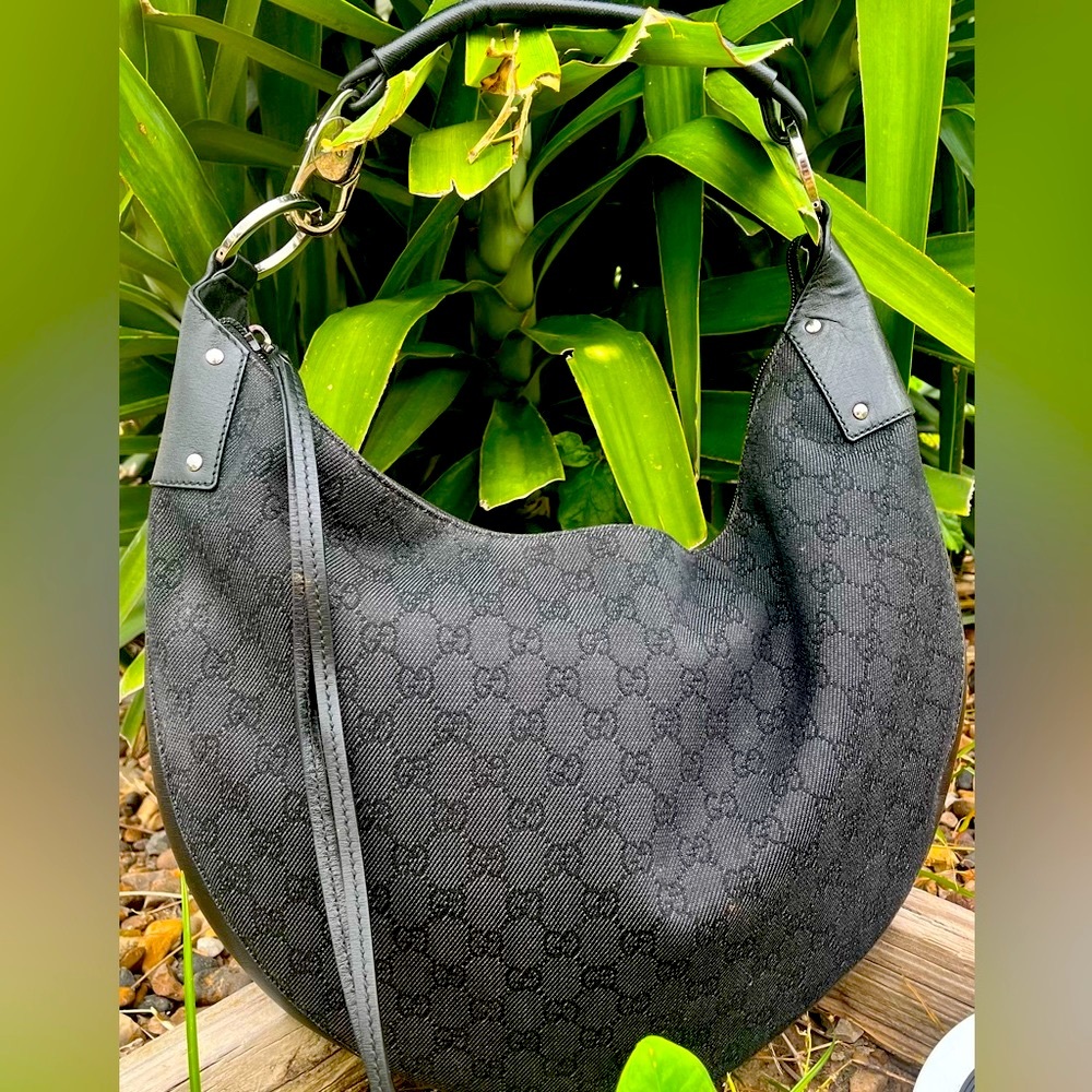 Gucci GG Monogram Canvas Classic Ring Hobo